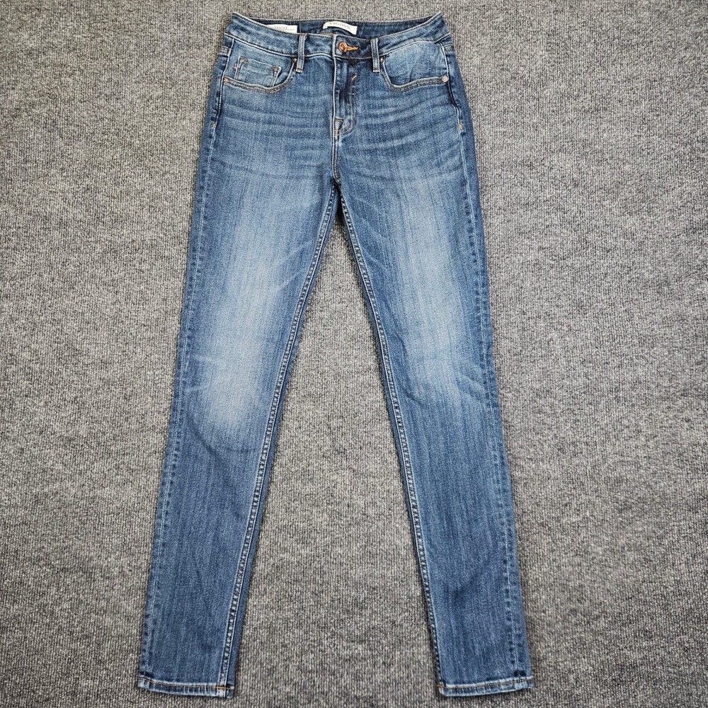 Vigoss Jagger Skinny Jeans‎ Women's 28 Medium Wash Stretch Denim Mid Rise Blue